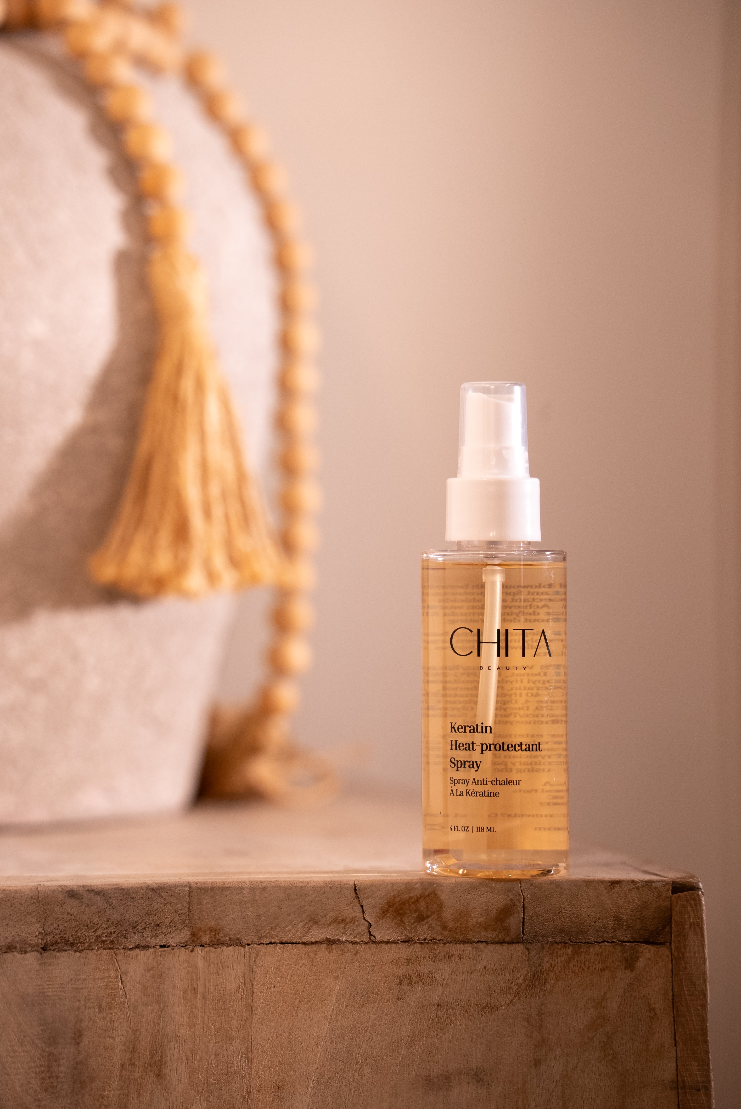 レガシーバイCRITA 50ml Keratin Heat Protectant Spray - Stop Heat Damage | Chita Beauty